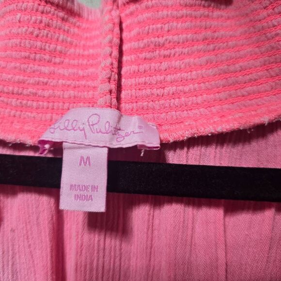 Lilly Pulitzer Katya Pink Off Shoulder Blouse - Picture 4 of 5